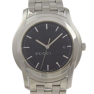【日本直送】Gucci GUCCI G CLASS 手錶 5500XL 不鏽鋼 石英 指針式顯示 黑色錶盤 女仕款【二手】