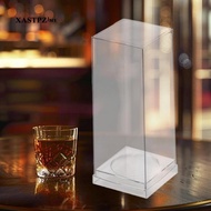 [Instock] Liquor Display Case Protector Figurines Liquor Bottle Storage Box Dustproof for Holiday Ne