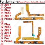 Original Side Button Switch Volume For Samsung J3 J4 J5 J6 J7 J8 Core Prime Pro Plus Max 2016 2017 2