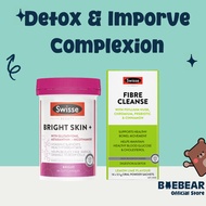 Swisse Bright & Fit Duo Beauty Bright Skin Booster+/Fibre Cleanse  [Baebear.sg]