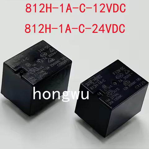 100% Original New 2PCS 812H-1A-C-12VDC 812H-1A-C-24VDC relay 16A 4pins