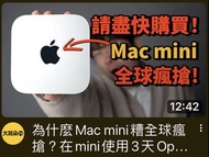 Apple Mac mini (Late 2014) 桌上型電腦 Clawdbot 專用