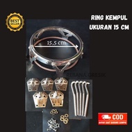 Ring kempul mini ketipung kendang V5 ring lebih tebel baut uk 12