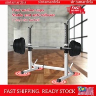 SQUAT RACK HEIGHT ADJUSTABLE SQUAT STAND BARBELL RACK WEIGHT LIFTING BENCH FITNESS EXERCISE