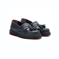 Mancow Loafer Shade Dark Green Crazy Horse Men's Formal Shoes Wanita Genuine LeatherOriginal