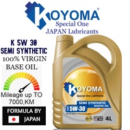 100% ORIGINAL OIL KOYOMA 5W30 SEMI SYNTHETIC ENGINE OIL API