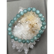 Burmese Green Bluish Jade (loose stones purchased in Yangon City) 8mm