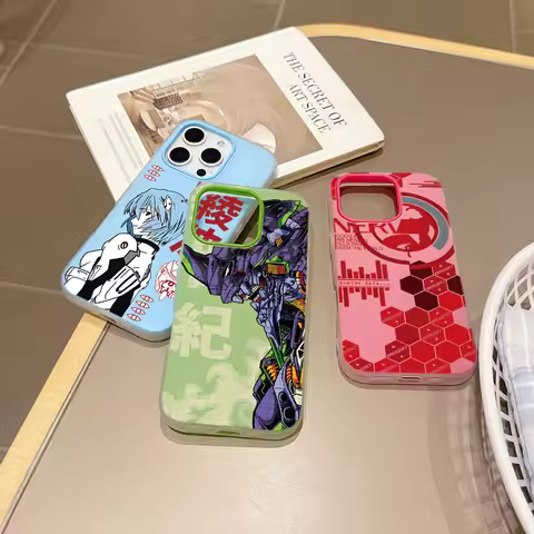 Anime Cool Silicone Candy Color 2 in 1 Phone Case for iPhone 17 17e Air 16e 16 15 14 13 Plus 12 11 P