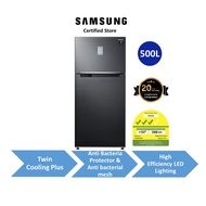 Samsung 500L Fridge RT50K6257B1/SS with Twin Cooling Plus Top Mount Freezer | LED lightings