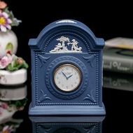 英國製Wedgwood波特蘭愛神邱比特陶瓷時鐘座鐘 書房客廳收藏擺飾