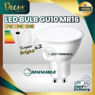 MR16 Led Bulb / GU10 Led Bulb 7W 9W 10W Spot / Eyeball Bulb Mentol Bulb Siling LED 3 Color Direct Cu