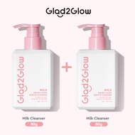 Glad2Glow Milk Amino Acid Gentle Cleanser Face Wash (80ml) [G2G]
