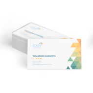 Full color 1-sided printed business card made of AC360 material (thick)