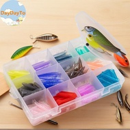 DayDayTo 288PCS Colorful Nail Dual Forms Set Full Nail Forms For Polygel Reusable Nail Tips Nail Ext