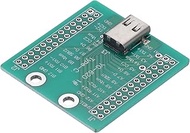 MECCANIXITY 1Pcs USB3.1 Type C Female Test Board with 52Pin PCB Board with Pin Header for Data Test DIY Electronic Products