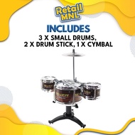 Retailmnl MINI Drums Kit Simulation Jazz Percussion Music Instrument Toys for Kids