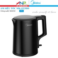 Ấm Siêu Tốc Midea MK-1523DD (Bình Siêu Tốc Ấm Đun Siêu Tốc Dung Tích 1.7L Công Suất 1800w)