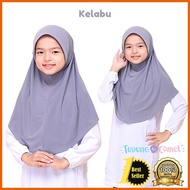 [ORIGINAL TUDUNG SI COMEL] TUDUNG PENGAKAP WARNA KELABU
