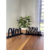 STAND PLATE DECORATION