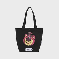 【OUTDOOR】迪士尼Disney-熊抱哥帆布手提袋-黑色 ODDY22L08BK