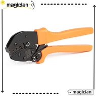 MAG Crimping Pliers, Yellow Alloy Steel Wire Strippers, High Hardness Wiring Tools Cable