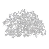 500 pcs of PVC Earrings Fasteners shaped Cube