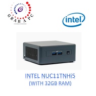 INTEL NUC11 KIT NUC11TNHi5 BUNDLE WITH 32GB RAM (WITHOUT OS AND SSD)