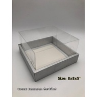 1pc Kotak Hantaran Hadiah Berkilat Penutup Lutsinar Transparent Cover Shining Gift Box Wedding Gift 