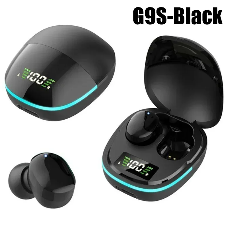 NEW TWS G9S Fone Bluetooth Headphones with Mic LED Display Earbuds Wireless Bluetooth Headset Noise