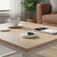 Bluetooth GPS Tracker for iPhone Find My, Anti-Lost Locator, Loud Sound Alert, Key Finder & Alarm