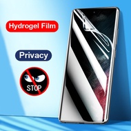 Anti Spy Hydrogel Film For Samsung Galaxy S22 S21 Note20 Note 20 Ultra S20 Note10 10 Plus S22Ultra S22Plus 5G Full Cover Privacy Screen Protector