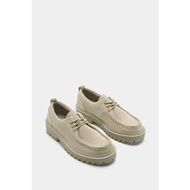 PB suede men's shoes (P U L & B E A R) ecru color