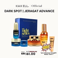 ( CLAIM VOUCHER ) KAK ELL SET JERAGAT ADVANCE FREE CLEANSER CENGKIH 10ML (MIDNIGHT SERIES+HYDRATION BASIC)