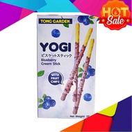 Biskut Stick Blueberry, Yogi Blueberry Cream with Fruit Chips Stick 32g