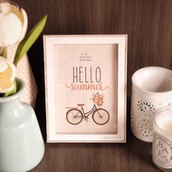 5R HELLO SUMMER WOODEN PHOTO FRAME 8458