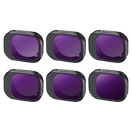 DJI Mini 4 Pro ND Filter 6pcs Set (ND4 + ND8 + ND16 + ND32 + ND64 + ND1000) with Single - sided Anti
