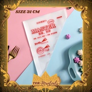 Medium Triangle Plastic 10 Pcs Triangular Plastic Papping Bag Cake Decorating Cone Plastic/