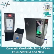 Carwash Vendo Machine 5 Peso Coins Slot Old and New, Heavy duty with 1 Month warranty (ADJUSTABLE TI