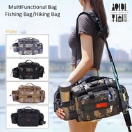 Premium High Capacity Mancing beg Fishing Bag Tactical Bag Belt Shoulder Oxford Cloth Waterproof Fis