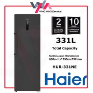 Haier 331L Upright Freezer 1 Door/Peti Beku 1 Pintu Frost Free  (HUR-331NE) Peti Sejuk/Fridge/Peti A