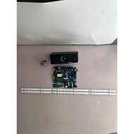 FUKIZU FU-32HB 32" TV MAIN BOARD, POWER BUTTON, BACKLIGHT AND SPEAKER