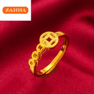 gold 916 original malaysia Money abacus ring