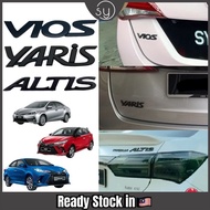 Emblem Toyota Vios Yaris Altis Matte Logo Emblem logo Toyota hitam Black matte Hitam vios Yaris Word