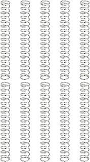 uxcell 10Pcs Compression Springs, 0.6mm Wire Diameter x 5mm OD x 40mm Length 304 Stainless Steel Ext