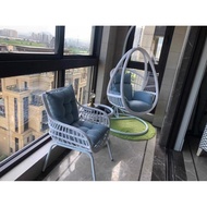 Thick Rattan Hanging Basket Rattan Chair Home Space Hanging Chair Cradle Chair Single Double Hammock Courtyard Table and Chair Balcony Swing Rocking Chair
