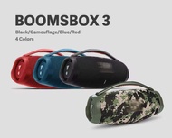 NEWลำโพงบูลทูธตัวใหญ่ เสียงดังกระหึ่ม แบตทน เบสดังสะใจ ลำโพงบลูทูธJ-BL Boombox 3 Bluetooth Speaker Boomsbox 3 เครื่องเสียงลำโพงไร้สายแบบพกพากันน้ำ คุ้ม