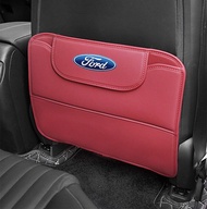 PU Leather Car Seat Back Cover Protector Anti Kick Pad For Ford  Ranger T6 T7 WL Fiesta Focus Escape