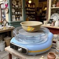 [Baosity] Electric Clay Wheel Pottery DIY Machine with Foot Pedal Mini Pottery Wheel Kit for Teenage