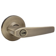 Kwikset 405DL 5 Antique Brass Delta Entry Lever