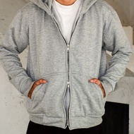 PancrestClub Double Zipper Hoodie Zipper Hoodie/ Hoodie/